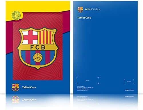 עיצובים לתיק ראש מורשה רשמית FC ברצלונה משם 2019/20 ערכת קרסט ערכת עור ארנק מארז תואם ל- Apple iPad 9.7