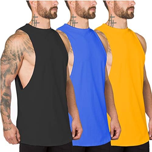 שרירים רוצח 3 חבילה גברים של שרירים מנותק כושר אימון סטרינגר גופיות פיתוח גוף כושר חולצות