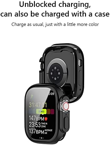 מאלייה פגז פגוש רך חלול מגן מגן על חלקי חילוף מכסה פגוש מגן לכלול עבור Apple Watch Ultra 49 ממ