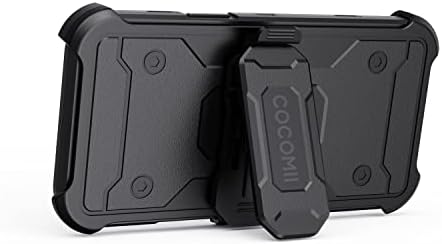 Cocomii Heavy Duty iPhone XS/iPhone X Case - נרתיק קליפ חגורה צבאי - Slim - Light - Matte - Fickstand מסך מסתובב