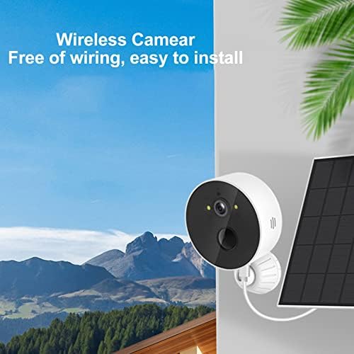 מצלמת אבטחה ביתית של Zooke Outdoor, 1080p Wifi Wifi סוללה סוללה המופעלת על ידי סוללה, 2MP PIR
