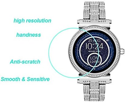 מגן על מסך עגול של אוקטלקט זכוכית עבור Mk Smart Watch Screen Protector MKT5024