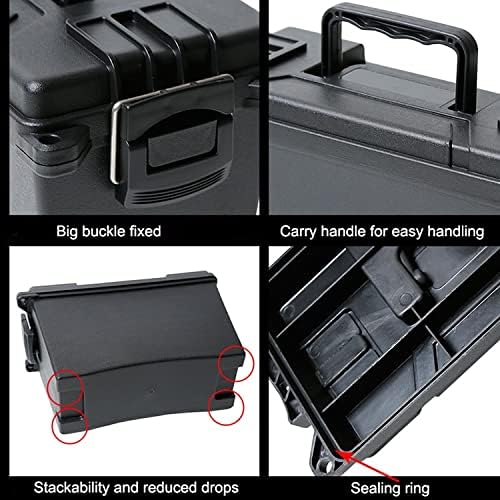 Jkuywx תיבת כלים תיבת בטיחות תיבת כלי חומרה כלי אחסון פלסטיק ארגז כלים