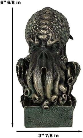 אימה אוקיינוס ​​אוקיאנוס קריאה של פסלון גולגולת Cthulhu 7 H Kraken ענק ים מפלצת תמנון