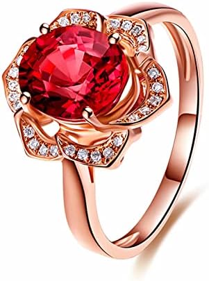 טבעות לנשים 2023 יום הולדת מתנות אופנה טבעת הצעת האהבה גבירותיי טבעת טבעת זירקון עלה אדום יום מתנה