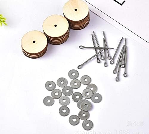 Chengyida 50 סטים מייצרים מפרקים בובה Cotter Pin Pin Set Crafts בובה מייצרת מפרקים מטלטלין אביזרים מפרקי