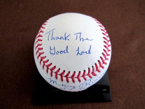 מיקי ריברס מיק המהיר של ינקי ניו יורק ינקיס החתום על בייסבול אוטומטי שטיינר - כדורי בייסבול חתימה