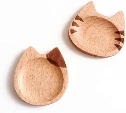 רקוטה קרם כד חתול צלחת רוטב יצירתי קטן עץ צלחת צלחת ביתי עץ צלחת מטבח אביזרי קרם פכים שמנת כד כד