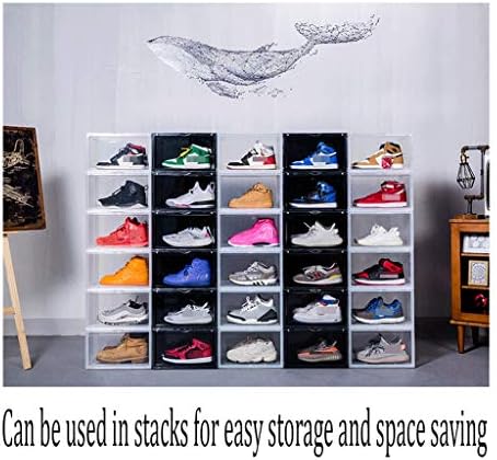 קופסת אחסון נעליים לא פס חוסכת שטח אחסון תיבת אחסון אופנה ארון נעליים