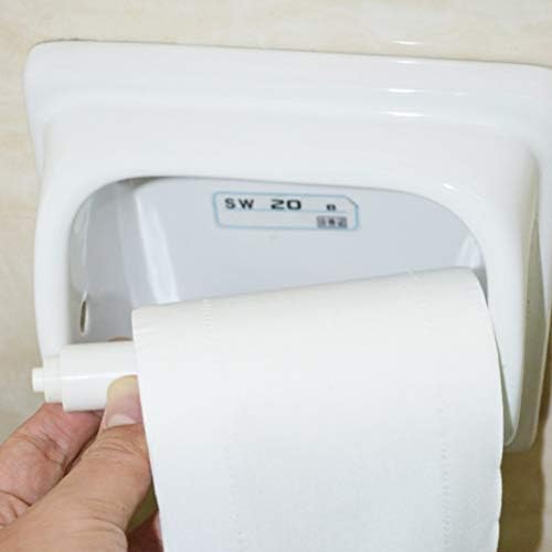 5 יחידות נייר טואלט רולר מתאים לכל סגנון פלסטיק-קפיץ לבן נייר טואלט רולר אמבטיה מחזיק נייר החלפת תיבת רקמות אחסון