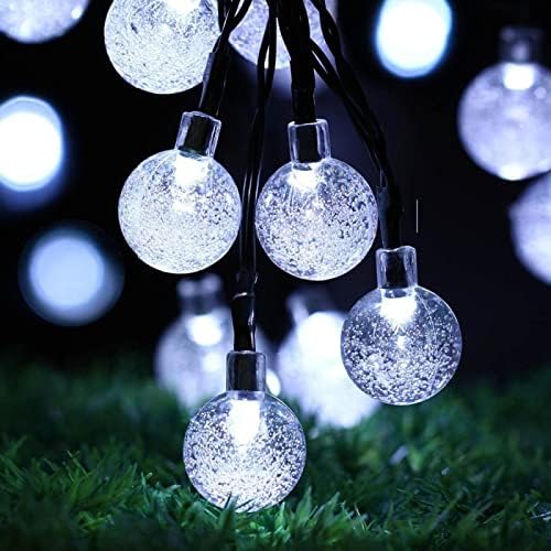 NC LED LED סולארי אורות כדור אורות חוט חג המולד יום חג המולד חיצוני חצר עמיד למים מדשאה מעוטר