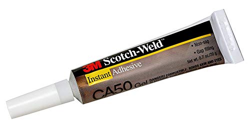 3M Talc Scotch-Weld דבק מיידי Ca50 ג'ל, ברור, צינור 20 גרם