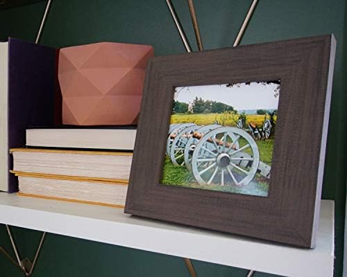 מסגרת תמונה כפרית ומעודנת של צבעי כפרי - עץ מלא - מיוצר ביד בארהב