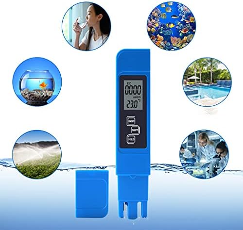 XJJZS LCD DIGITAL 3 IN1 METER TESER 0-9990PPM גלאי מוליכות איכות מים צג טוהר מדידת מדידת
