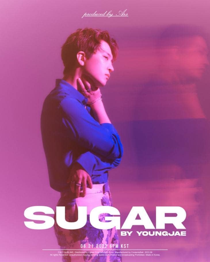 DREAMUS GOT7 YoungJae Sugar 2nd Mini Autle גרסה אדומה CD+76p Photobook+1P Photocard+1p Photocard