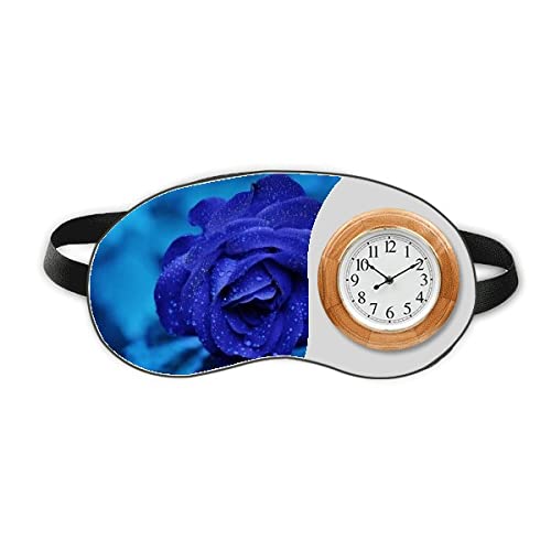 ורדים כחולים כהים פרחים ארט דקו אופנה שינה ראש עיניים שעון שעון טיול צלף