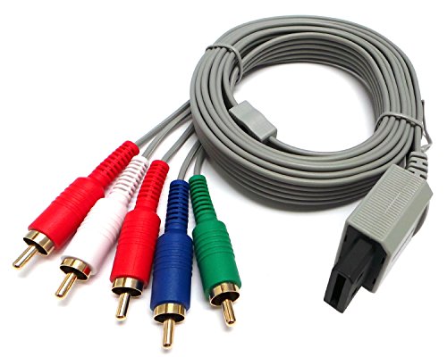 Commort520 Nintendo Wii / Nintendo Wii U Cofeent Cable AV כבל עבור HDTV / EDTV High Definition 480p