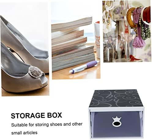 קופסאות אחסון נעליים של Alipis קוביות אחסון קופסאות מארגן ברורה עם מכסה מארז נעליים ברורות נעליים נעליים