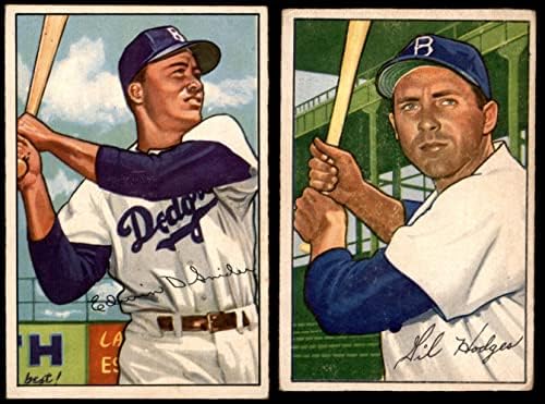 1952 צוות Bowman Brooklyn Dodgers Set Brooklyn Dodgers Ex Dodgers