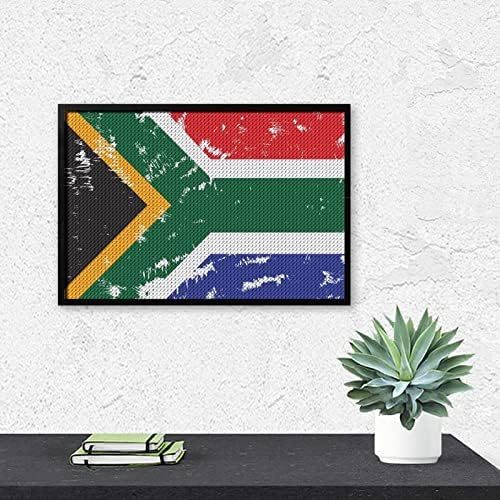 ערכות ציור יהלומי דגל דרום אפריקה 5 ד עשה זאת בעצמך תרגיל מלא ריינסטון ארטס וול דקור למבוגרים 8איקס 12