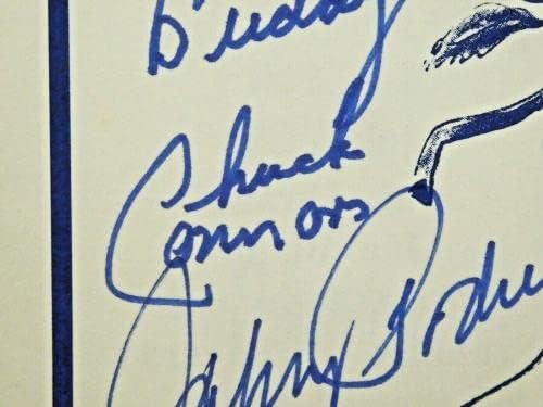 ברוקלין דודג 'רס חתמו על תוכנית 13 חתימות עם צ' אק קונורס - מגזינים עם חתימות של ליגת הבייסבול