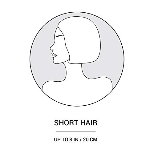 תלתלי שיער מקוריים חסרי חום על ידי תלתלים • ערכת סטיילינג תלתלי פקקים לשיער קצר עד 8 אינץ