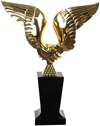 פרס גביע ההבחנה במזכרת לתחרות אמנות גביע בצורת כנף ישים מתנות פרסום מתנות לקידום מכירות פרסי תחרות זיכרון לשבח