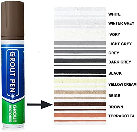 סמן צבע אריחי עט גרוט: צבע דיס אטום למים עט איטום לחידוש, תיקון, ודיס אריחים רעננים - עטים של ציפוי ציפוי