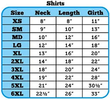 מוצרי חיית מחמד מיראז 'מיסו חולצת הדפס מסך חמוד X -Large - גודל 16
