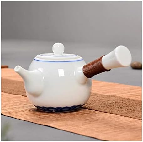 קומקום קומקום קומקום קומקום סירים תה כחול ולבן חרסינה קומקום תה יצרנית תה קרמיקה סט צד גיהוץ ידית יחידה