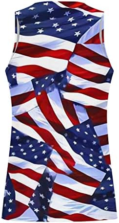 PIMOXV 4 ביולי יולי גופיות לגברים 2023 ארהב דגל ארהב מודפסים חולצות טריקו ללא שרוולים כושר כושר כושר סינגל סינגטס