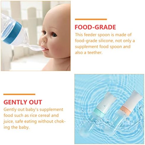 תינוק דגנים מזין פירות כפית אורז מזון בקבוק ידידותי לסחוט ותינוק מזין תינוק מחלק לסחוט כוס עם