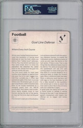 O.J. סימפסון חתום על Buffalo Bills 1978 כרטיס ספורט קארד 36-17 PSA לוח 24430 - כרטיסי כדורגל עם חתימה של NFL