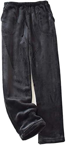 MMKNLRM לנשים לכיסי פליס תרמי של נשים טרקלין פיג'מה מכנסיים מזדמנים חמים מכנסיים ביתיים מכנסיים נשים מזדמנים