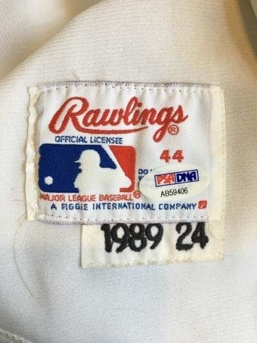 נדיר 1989 משחק ווילי מייס השתמשו בסן פרנסיסקו ענקים חתמו על גופיית טיימרים ישנים - משחק MLB משומש