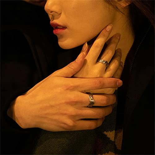 עגול זירקון טבעות אופנה אירופה אירוסין הצעת טבעת נשים תכשיטי מתנות נירוסטה הבוהן טבעות