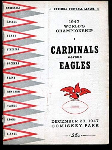 1947 תוכנית אליפות NFL שיקגו קרדינלס נגד פילדלפיה נשרים