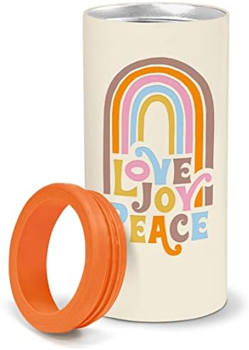 מקרר דק-קליל מפלדת אל חלד מבודדת מאת Studio OH! -Love Joy Peace- 12 אונק