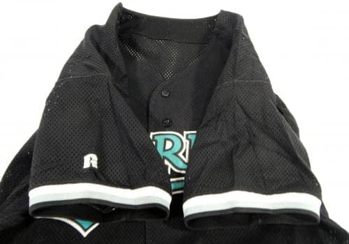 1999-02 פלורידה מרלינס 59 משחק נעשה שימוש בג'רזי שחור צלחת שם הוסרה 46 DP42611 - משחק משומש גופיות MLB
