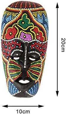 מסכת אפריקה אפריקאית מלאכות מסכת טוטם אפריקאיות, 10x20 סמ