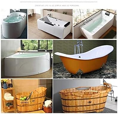 Jeusdf אמבט אמבטיה הניתן להרחבה קאדי עץ אמבטיה מארגן מדף גשר