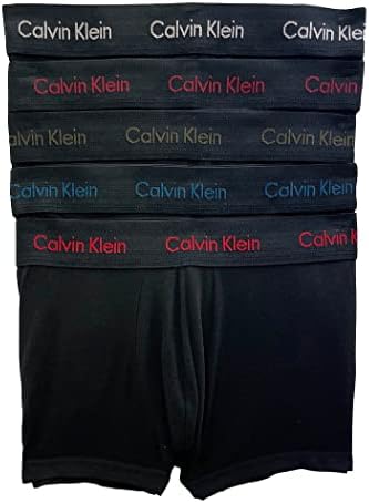 Calvin Klein's Cotton's Stretth Strette חג 5-חבילה גזע נמוך