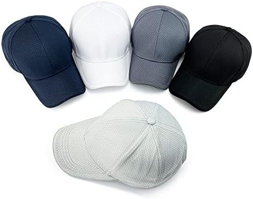 Loneshark Mens מלא רשת קיץ נושם כובע בייסבול נושם מהיר נשים יבש לחות לחות פיתול חיצוני ספורט יבש כובע