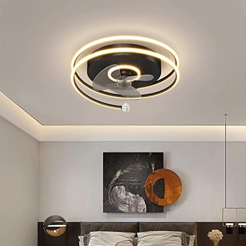 נורות עיצוב חדר שינה נורדי נורדי נורות LED לחדר מאוורר תקרת תאורה אור מנורת מסעדה מאווררי תקרה עם אורות שלט