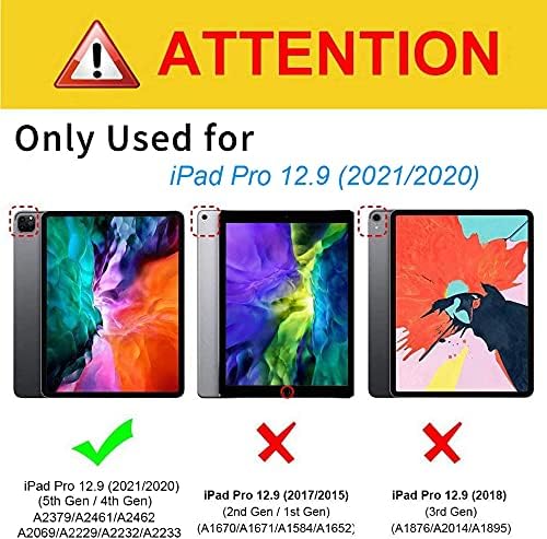iPad Pro 12.9 מקרה 2022/2021/2020, iPad Pro 12.9 מקרה 6/5/4, מארז ג'נר