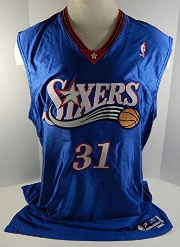 2003-04 פילדלפיה 76ers גלן רובינסון 31 משחק הונפק כחול ג'רזי 52 DP11932 - משחק NBA בשימוש