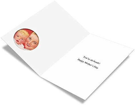 נובלוורקס-כרטיס יום אמהות מצחיק עם מעטפה אוהבת, הומור כרטיס ברכה לאמא-הכלל הראשון של הורות 0230