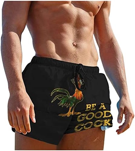 גזעי שחייה מצחיקים של גברים מכנסיים קצרים מהיר של חוף יבש עם כיסים - הפסיקו לבהות בבגדי ים של