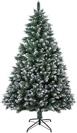 עץ חג המולד 6ft חג המולד משרד ביתי חיצוני, 700 טיפים לסניף PVC הרכבה קלה, ארבול דה נבידד צירי מתכת עומדים