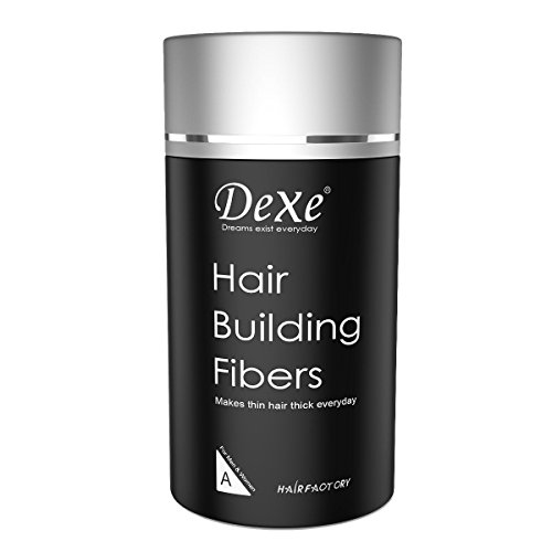 שחור בצבע שיער סיבי בניין-עיבוי סיבי עבור נשים וגברים-שיער אובדן קונסילר אבקת עבור עבה יותר מלא יותר שיער